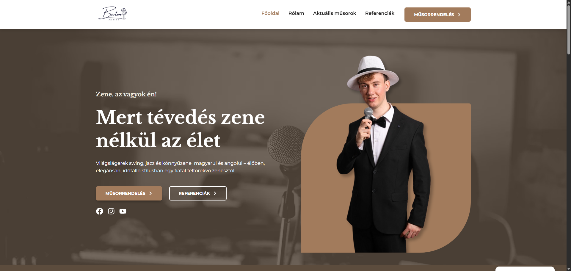 Barton Márton asztali nézet