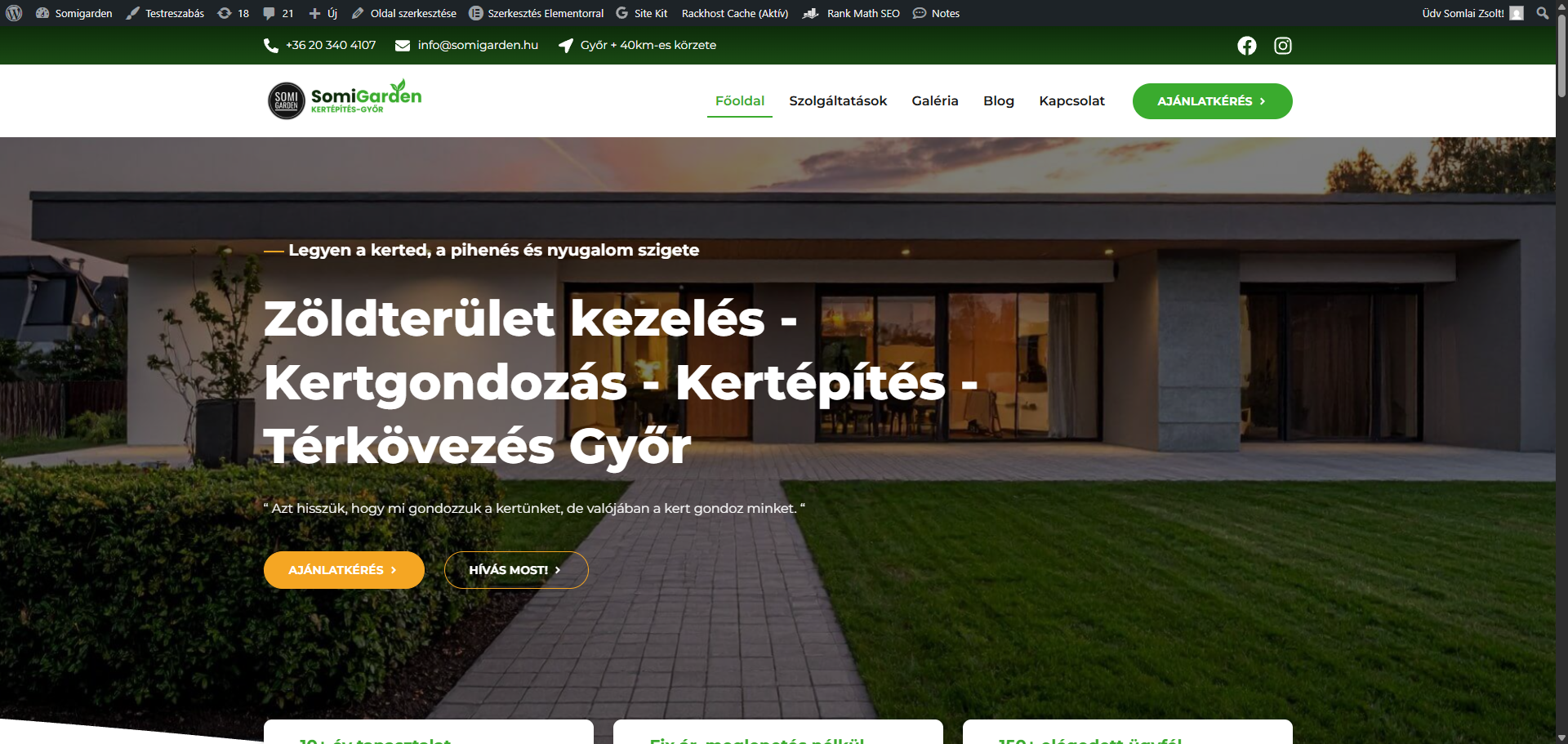 Somi Garden asztali nézet